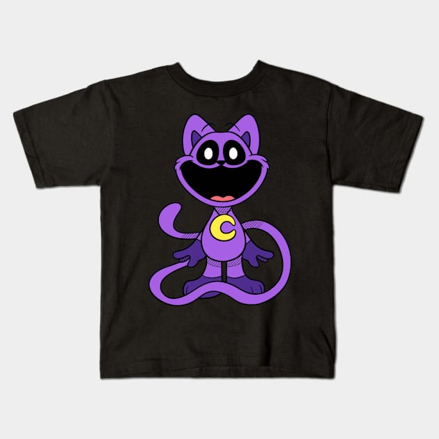 Smiling Critters Kids T-Shirt by GushikenART